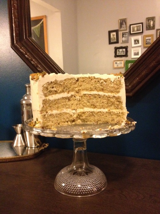 Aunt Sassy Cake | Pistachio cake with honey buttercream | Brooklyn Homemaker