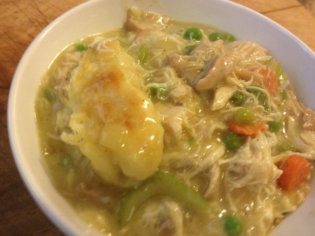 chicken pot pie with buttermilk biscuit crust | Brooklyn Homemaker