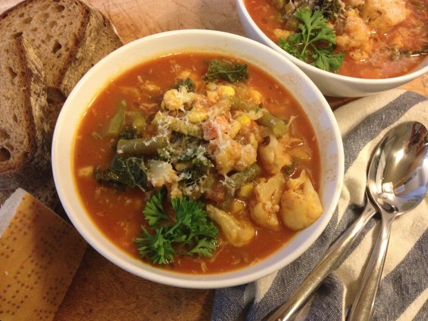Chunkiest vegetable soup | Brooklyn Homemaker