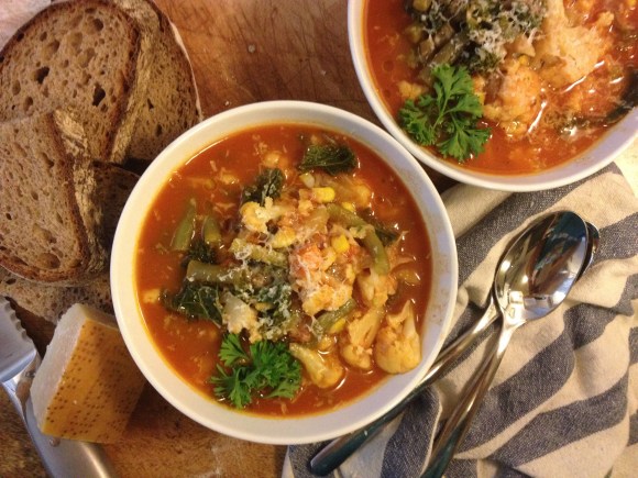 Chunkiest vegetable soup | Brooklyn Homemaker