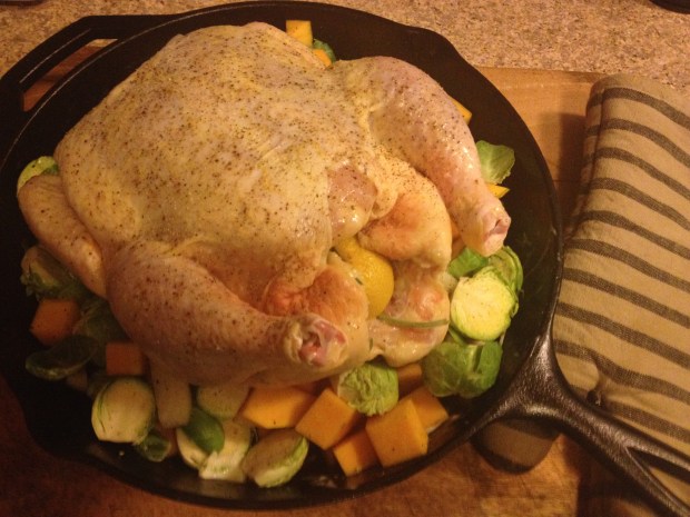 Simple Roasted Chicken in Cast Iron | Brooklyn Homemaker