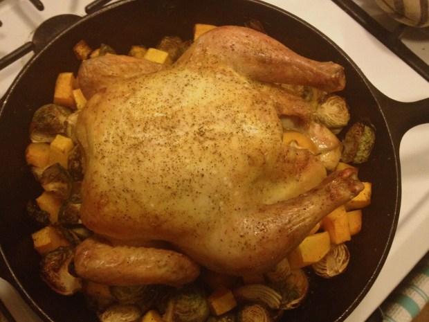 Simple Roasted Chicken in Cast Iron | Brooklyn Homemaker