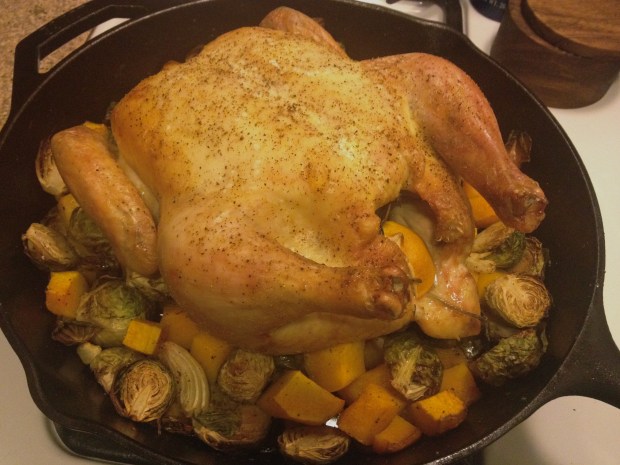 Simple Roasted Chicken in Cast Iron | Brooklyn Homemaker
