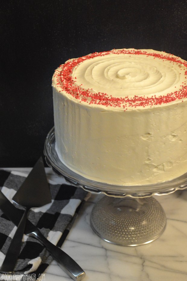 red velvet cake with ermine icing | Brooklyn Homemaker