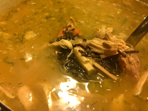 turkey soup with wild rice and dill | Brooklyn Homemaker