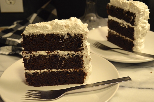 devil's food cake with heavenly marshmallow icing | Brooklyn Homemaker