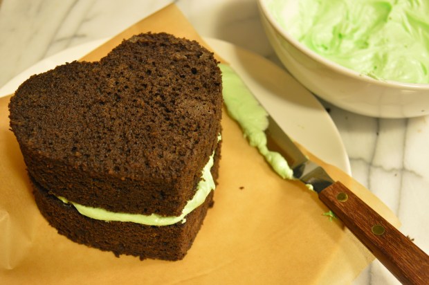 conversation heart mini cakes | Brooklyn Homemaker