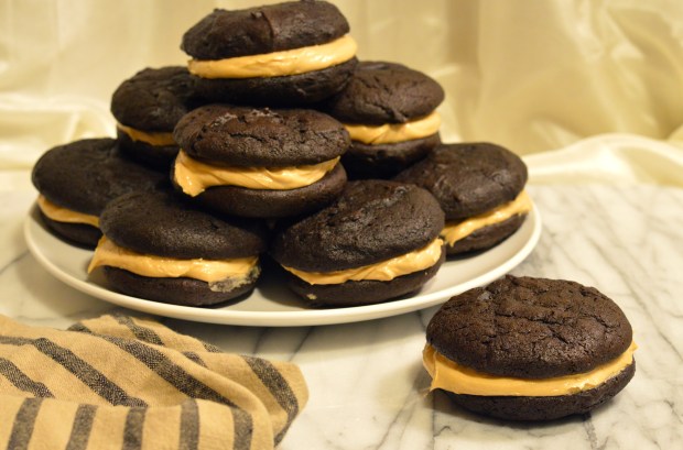 chocolate peanut butter whoopie pies | Brooklyn Homemaker