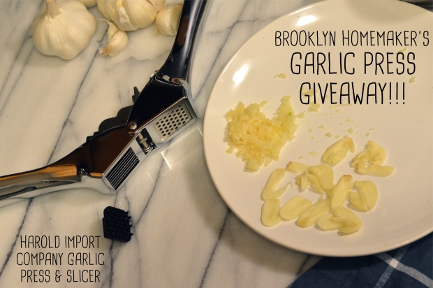 garlic press giveaway | Brooklyn Homemaker