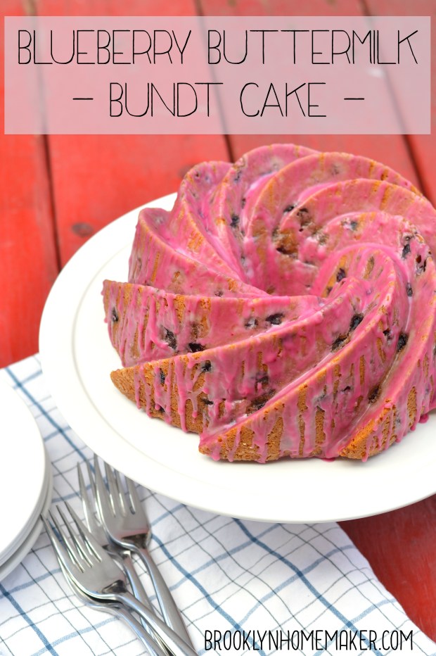 blueberry buttermilk bundt cake | Brooklyn Homemaker