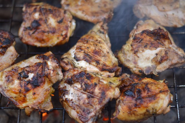 grilled lemon herb chicken thighs | Brooklyn Homemaker