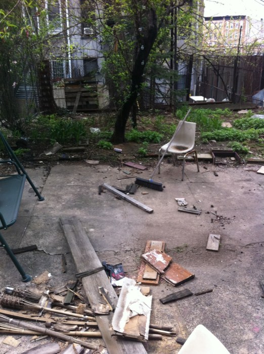  backyard "before" | Brooklyn Homemaker