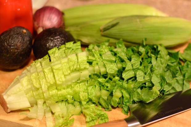summery steak salad with chili lime dressing | Brooklyn Homemaker