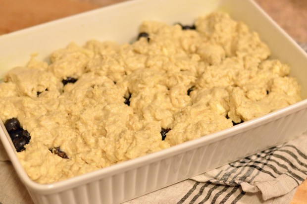 cornmeal topped blueberry cobbler | Brooklyn Homemaker