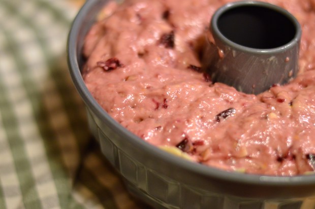 roasted cherry kugelhopf with cherry bourbon glaze | Brooklyn Homemaker