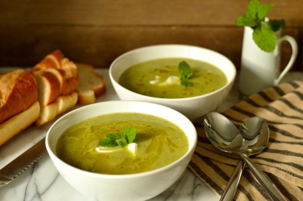 zucchini & mint soup | Brooklyn Homemaker