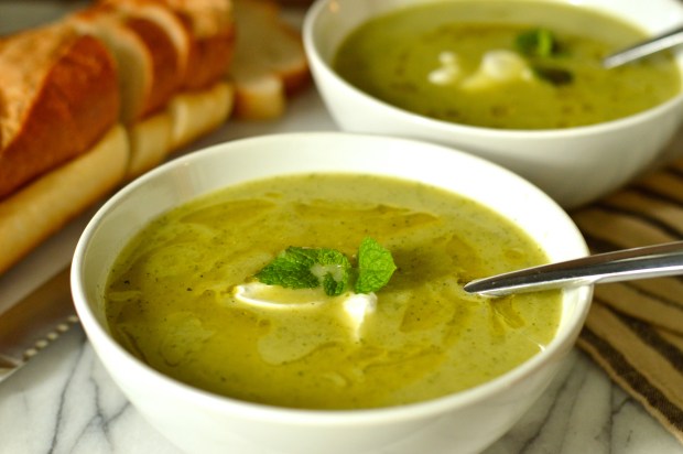 zucchini & mint soup | Brooklyn Homemaker