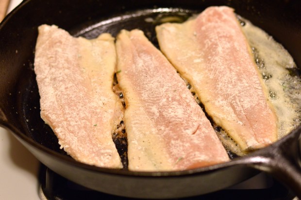 rainbow trout almondine | Brooklyn Homemaker
