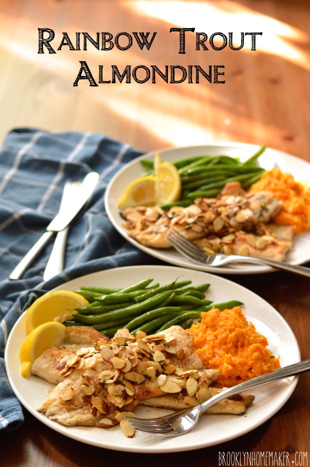 rainbow trout almondine | Brooklyn Homemaker