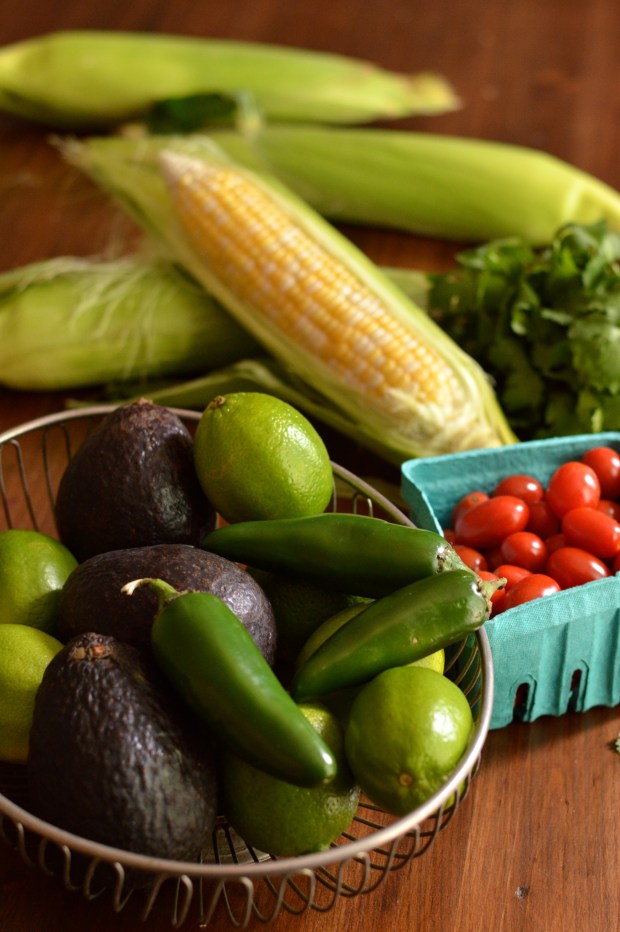 roasted shrimp and charred corn salad with jalapeño lime dressing | Brooklyn Homemaker