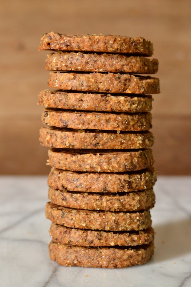 cherry, almond, & dark chocolate shortbread cookies | Brooklyn Homemaker