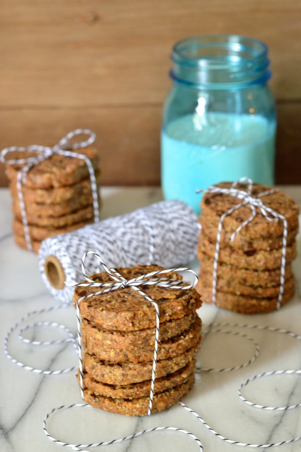 cherry, almond, & dark chocolate shortbread cookies | Brooklyn Homemaker