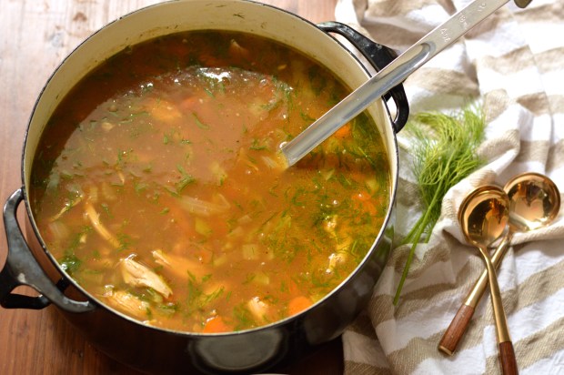 roasted chicken and wild rice soup | Brooklyn Homemaker