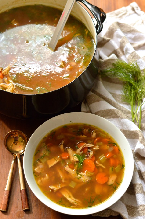 roasted chicken and wild rice soup | Brooklyn Homemaker