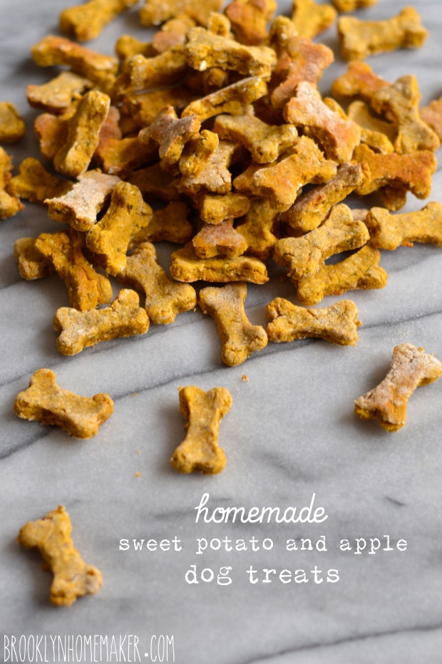 sweet potato and apple dog treats | Brooklyn Homemaker