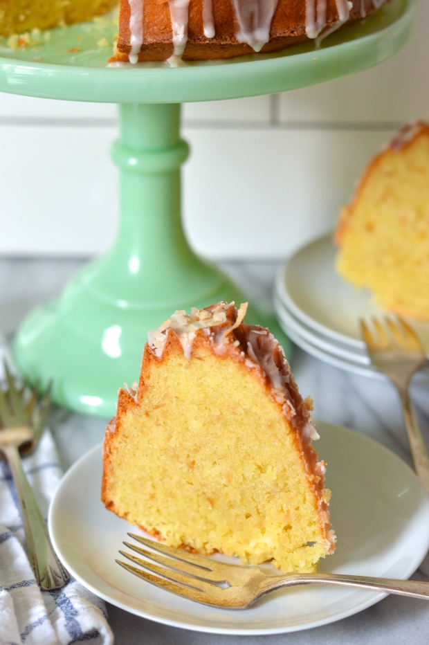 toasted coconut lime bundt cake with chili lime glaze | Brooklyn Homemaker