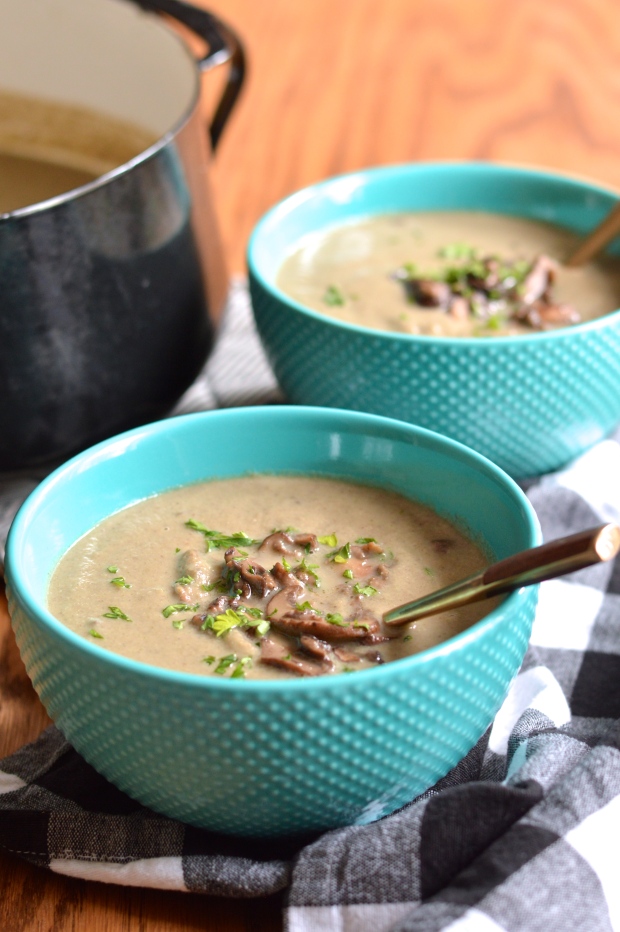 a healthier cream of mushroom soup | Brooklyn Homemaker