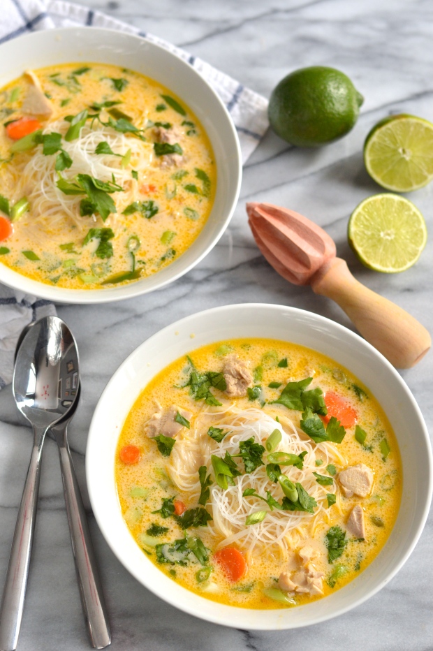 thai style chicken noodle soup | Brooklyn Homemaker