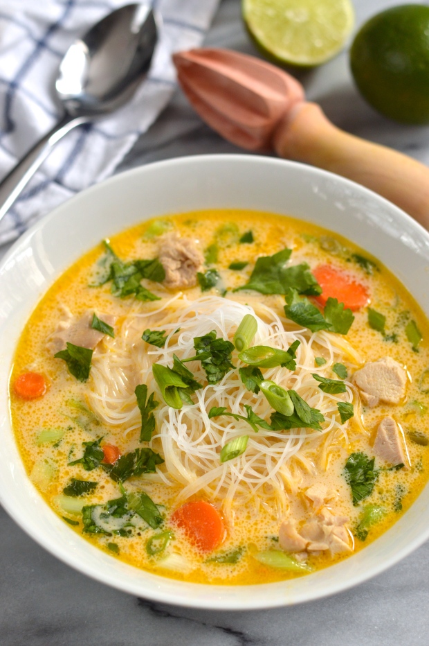 thai style chicken noodle soup | Brooklyn Homemaker