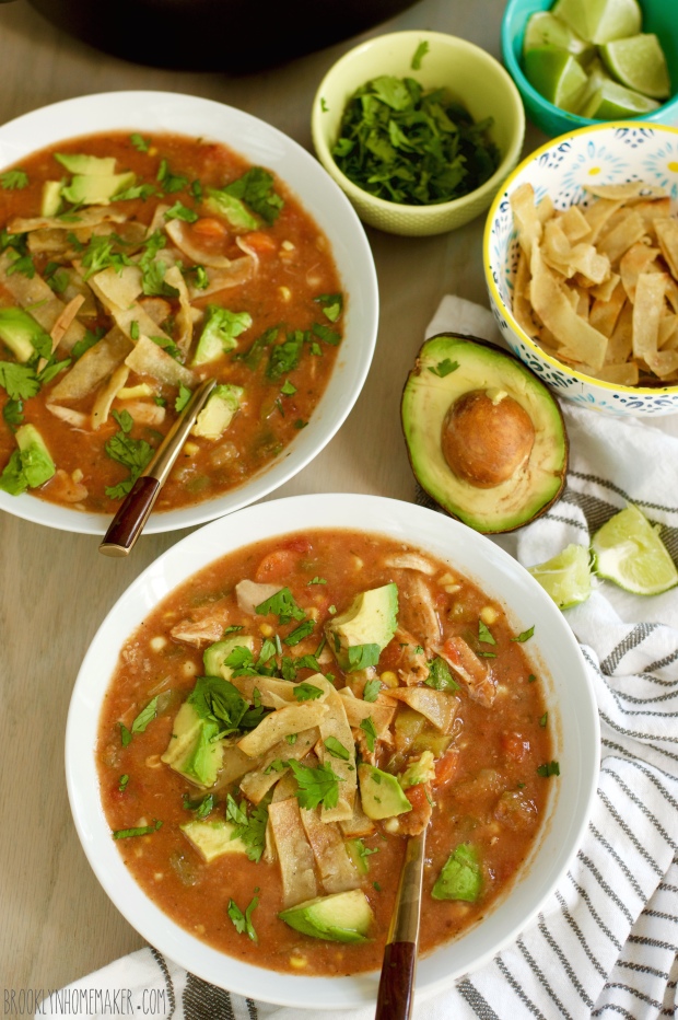 chicken tortilla soup from scratch | Brooklyn Homemaker