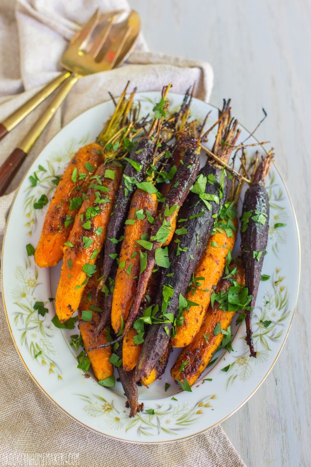 maple dijon roasted carrots | Brooklyn Homemaker