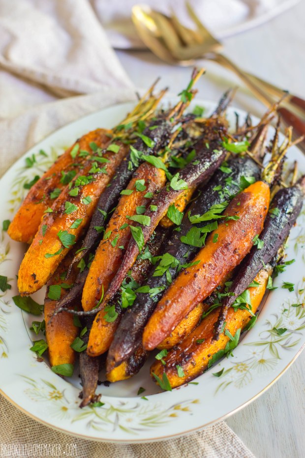 maple dijon roasted carrots | Brooklyn Homemaker