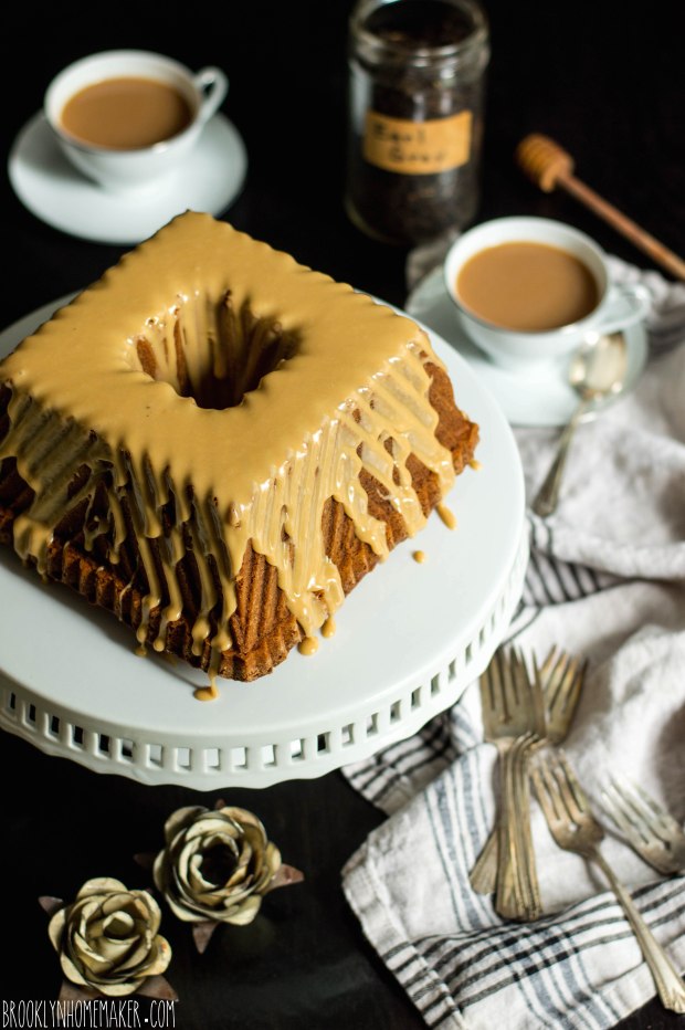 earl grey bundt cake with milk and honey glaze | Brooklyn Homemaker