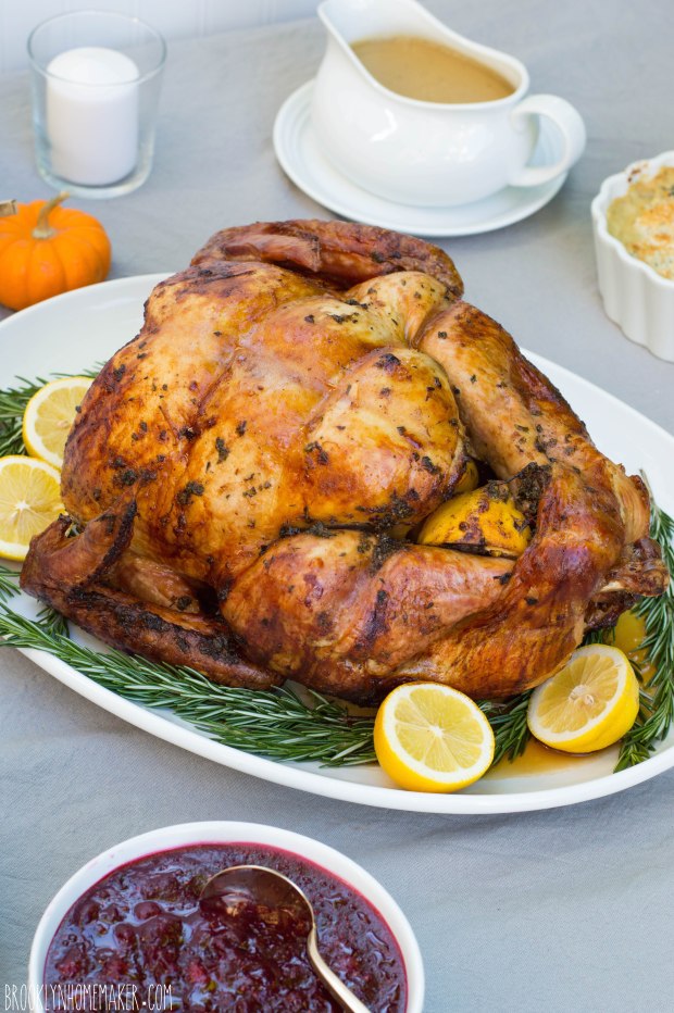 citrus herb roasted turkey | Brooklyn Homemaker