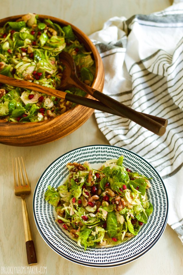 shaved brussels sprouts salad | Brooklyn Homemaker