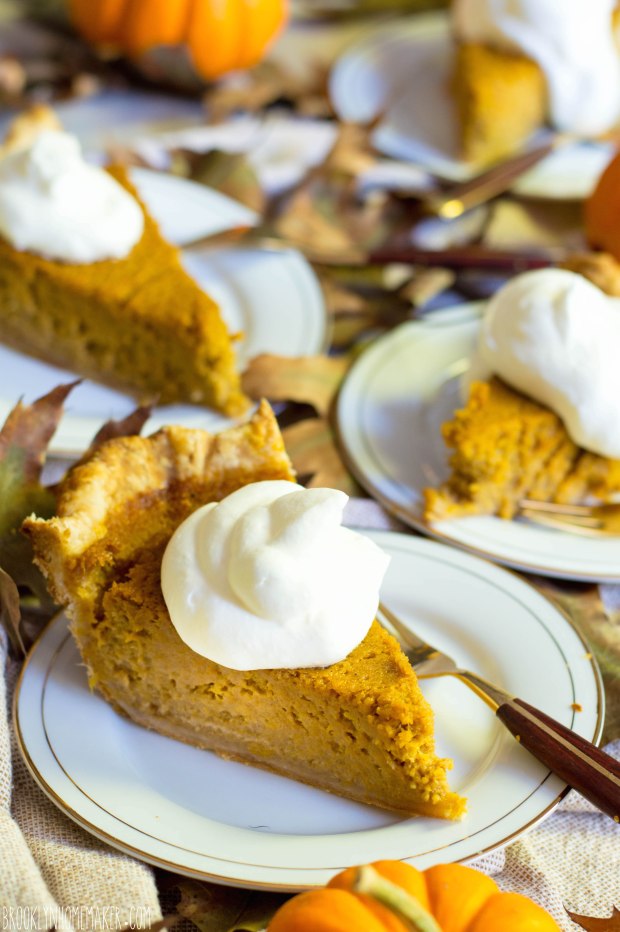 bourbon ginger pumpkin pie | Brooklyn Homemaker
