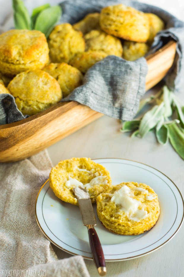 flaky butternut squash & sage biscuits | Brooklyn Homemaker