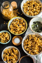 nori & black sesame caramel corn | Brooklyn Homemaker