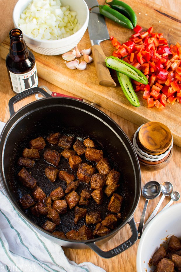 chunky beef and bean chili | Brooklyn Homemaker