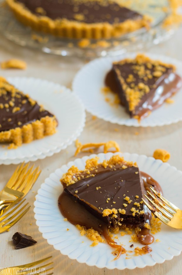 chocolate caramel frito tart | Brooklyn Homemaker