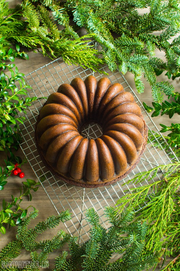  spicy gingerbread bundt with caramelized white chocolate ganache | Brooklyn Homemaker