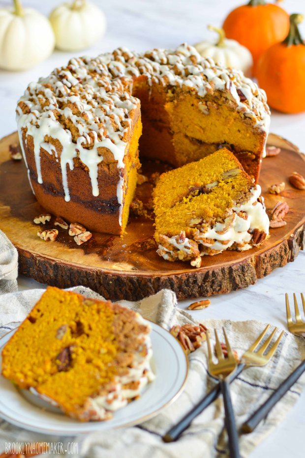 pumpkin streusel coffee cake | Brooklyn Homemaker