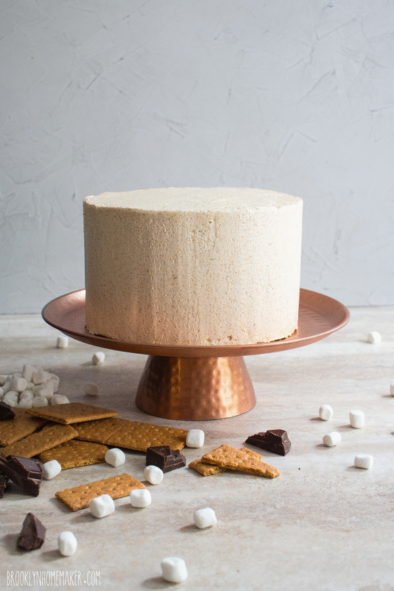 s'mores layer cake | Brooklyn Homemaker